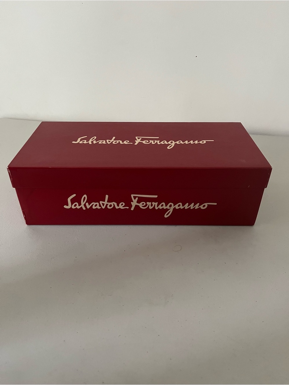 Salvatore Ferragamo Italian Leather Black Croc-Embossed Mid Heel Pumps - Picture 15 of 16